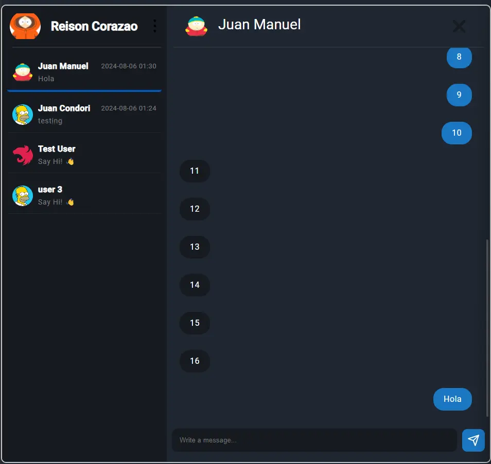 Sistema de Chat en Tiempo Real - Imagen 1